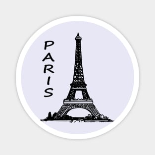 Paris Eiffel Tower City Of Romance And Love Magnet